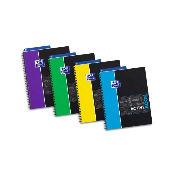Oxford 1 Cahier Etudiants "ACTIVEBOOK", A4+, Quadrillé 3 Oxford 1 Cahier Etudiants "ACTIVEBOOK", A4+, Quadrillé