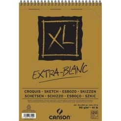 Bloc à Croquis Et études "XL Extra Blanc"- A4 - Canson