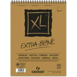 Bloc à Croquis Et études "XL Extra Blanc"- A5 - Canson