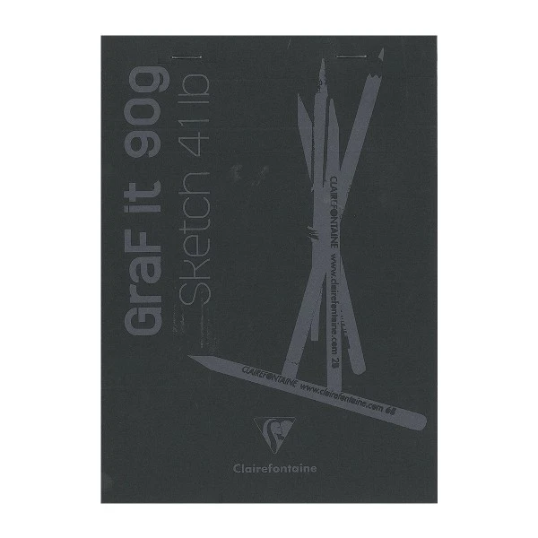 CLAIREFONTAINE Bloc à Dessin Et Croquis Graf'it Uni 90 G - A5 - 160 Pages 3 CLAIREFONTAINE Bloc à Dessin Et Croquis Graf'it Uni 90 G - A5 - 160 Pages