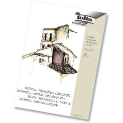 Bloc Aquarelle - 150 G./m² - A3 - Blanc - Folia