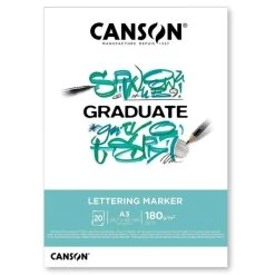 Bloc Canson Graduate - Lettering Marker - A3 - 180 G - 20 Feuilles