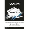 Bloc Canson Graduate - Noir - A4 - 120 G - 20 Feuilles