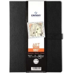Canson Bloc Croquis "Artbook 180 Degrés", 210 X 297 Mm, 96 G./m²