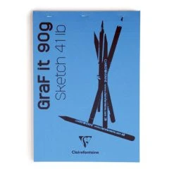 CLAIREFONTAINE Bloc De Dessin "GraF It", A4, 90 G/m²