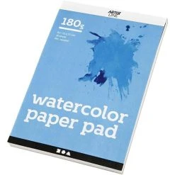 Creativ Company Bloc De Papier Aquarelle - A5 14,8 X 21 Cm - 20 Feuilles