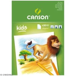 Bloc Dessin Canson Kids - A5 - 30 Feuilles