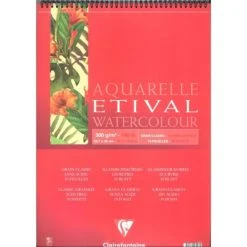 CLAIREFONTAINE Bloc Etival Spiralé Grain Classic 300g 10f A3