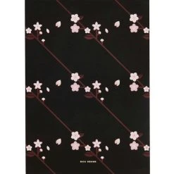 Bloc Notes Sakura Rico Design - Noir - 14,8 X 21 Cm - 50 Pages