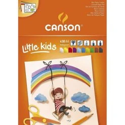Canson Bloc Papier Couleur, 210 X 297 Mm, 120 G/m² - Assorti