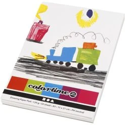 Creativ Company Bloc Papier De Dessin Blanc - A5 14,8 X 21 Cm - 50 Feuilles