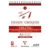 CLAIREFONTAINE Bloc Papier Dessin "Dessin - Croquis", A5, 120 G./m² 2 CLAIREFONTAINE Bloc Papier Dessin "Dessin - Croquis", A5, 120 G./m² -Canson Boutique bloc papier dessin dessin croquis a5 120 gm p