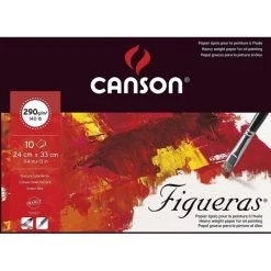 Canson Bloc Papier Dessin "Figueras" 330x240mm, 290 G/m² - Blanc