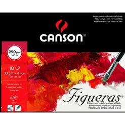 Bloc Papier Dessin "Figueras" 410x330mm 290 G/m² - Blanc - Canson