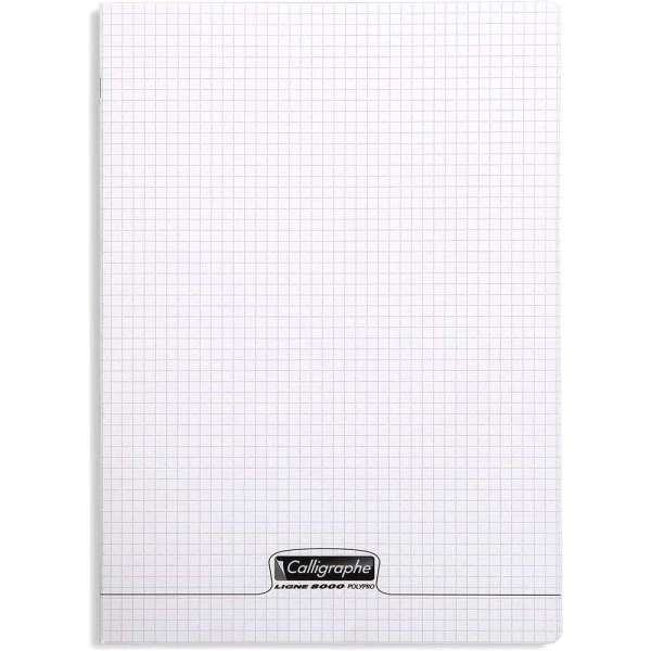 Cahier 21 X 29,7 Cm - 96 Pages - 5x5 - Incolore - Calligraphe 3 Cahier 21 X 29,7 Cm - 96 Pages - 5x5 - Incolore - Calligraphe