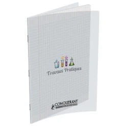 Conquérant Cahier 24 X 32 - 96 Pages - Travaux Pratiques - Polypro Incolore