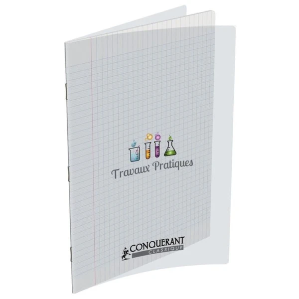 Conquérant Cahier 24 X 32 - 96 Pages - Travaux Pratiques - Polypro Incolore 3 Conquérant Cahier 24 X 32 - 96 Pages - Travaux Pratiques - Polypro Incolore