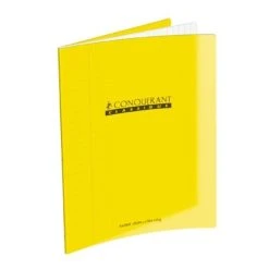 Conquérant Classique Cahier 24x32 - 48 Pages - Séyès - Polypro Jaune