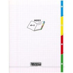 Cahier 4 Index - 24 X 32 Cm - 140 Pages - Séyès - Calligraphe