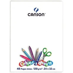 Canson Cahier à Dessin 24x32 - 48 Pages - Polypro