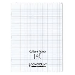 Conquérant Classique Cahier à Rabats 24x32 - 48 Pages - Séyès - Polypro Incolore
