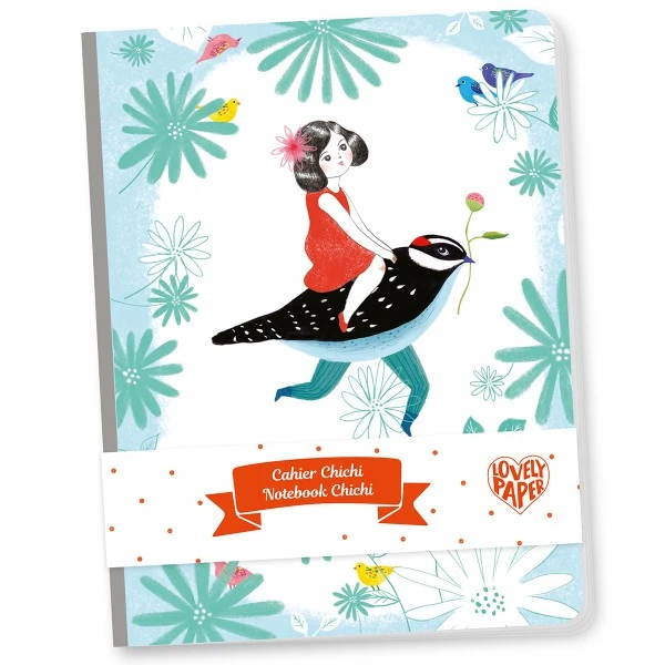 Djeco Cahier Chics Aurélia - 15 X 19,5 Cm - 48 Pages