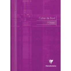 CLAIREFONTAINE Cahier De Bord Pour Enseignant, A4, 48 Pages - Couleur Aléatoire