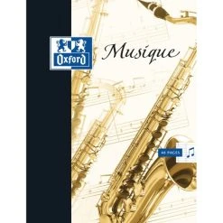 Oxford Cahier De Musique, Piqûre, 240 X 320 Mm, 48 Pages