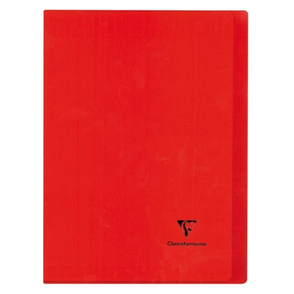 CLAIREFONTAINE Cahier "Koverbook" - Polypro - 24x32 - 96 Pages - Séyès - Rouge 3 CLAIREFONTAINE Cahier "Koverbook" - Polypro - 24x32 - 96 Pages - Séyès - Rouge