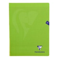 CLAIREFONTAINE Cahier "Mimesys" - Polypro - 24x32 - 140 Pages - Séyès - Vert