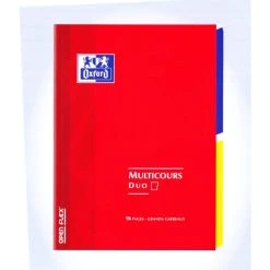 Oxford Cahier "Openflex Duo" 24x32 - 96 Pages - Séyès - Polypro