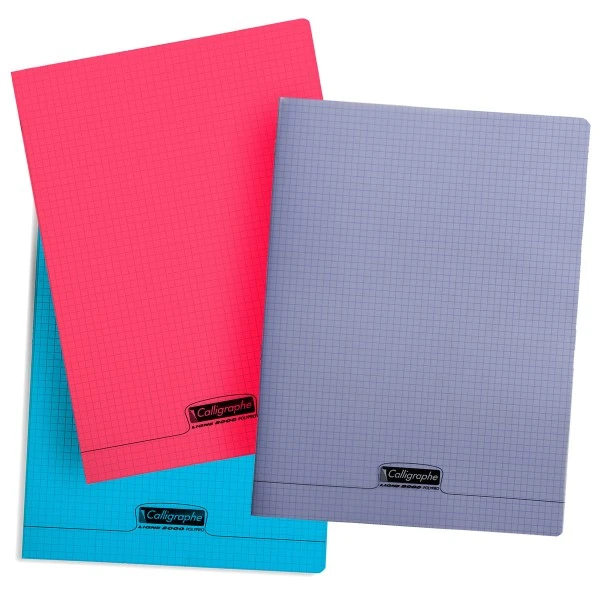 CLAIREFONTAINE Cahier Piqué 24 X 32 Cm - Petits Carreaux - 96 Pages - Plusieurs Coloris Disponibles 3 CLAIREFONTAINE Cahier Piqué 24 X 32 Cm - Petits Carreaux - 96 Pages - Plusieurs Coloris Disponibles