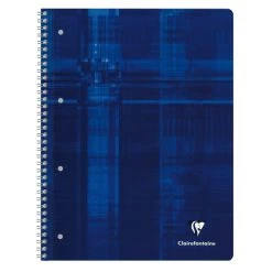 Cahier Spirale Studium A4+ 160 Pages Ligné + Marge Clairefontaine