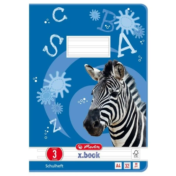 Cahier "X.book" - A4 - 64 Pages - Linéature 3 / Ligné - Herlitz 3 Cahier "X.book" - A4 - 64 Pages - Linéature 3 / Ligné - Herlitz