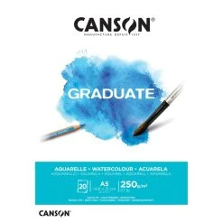 CANSON - Bloc De Dessin "Graduate Aquarelle" - A5 - Blanc