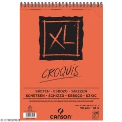 Carnet A4 Canson XL - Croquis - 120 Feuilles
