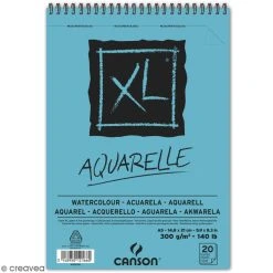 Carnet A5 Canson XL - Aquarelle - 20 Feuilles