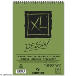 Carnet A5 Canson XL - Dessin - 30 Feuilles