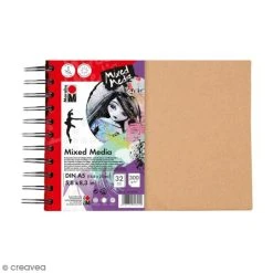 Marabu Carnet Créatif - Art Journal - Mixed Media - A5 - 32 Pages