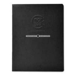 CLAIREFONTAINE Carnet De Croquis Crok'Book Papier Noir - 120 G/m² - 17 X 22 Cm - 20 Pages