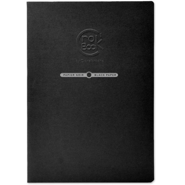 CLAIREFONTAINE Carnet De Croquis Crok'Book Papier Noir - 120 G/m² - A3 - 20 Pages 3 CLAIREFONTAINE Carnet De Croquis Crok'Book Papier Noir - 120 G/m² - A3 - 20 Pages