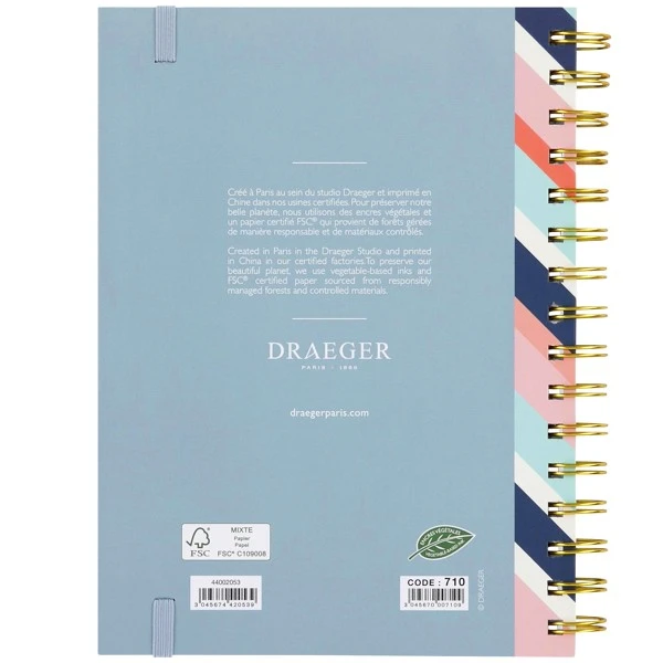 Draeger By Toga Carnet De Notes à Spirales A5 - 15 X 21 Cm – Image 4