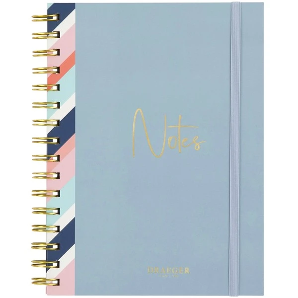 Draeger By Toga Carnet De Notes Ă Spirales A5 - 15 X 21 Cm