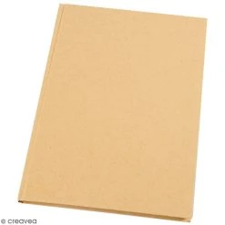 Creativ Company Carnet De Notes A4 à Décorer - Couverture Rigide - Brun