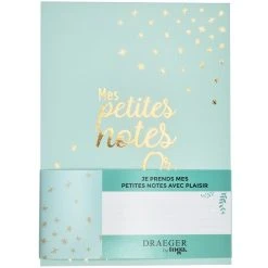 Draeger By Toga Carnet De Notes - Mes Petites Notes En Or - 13 X 18 Cm - 100 Pages