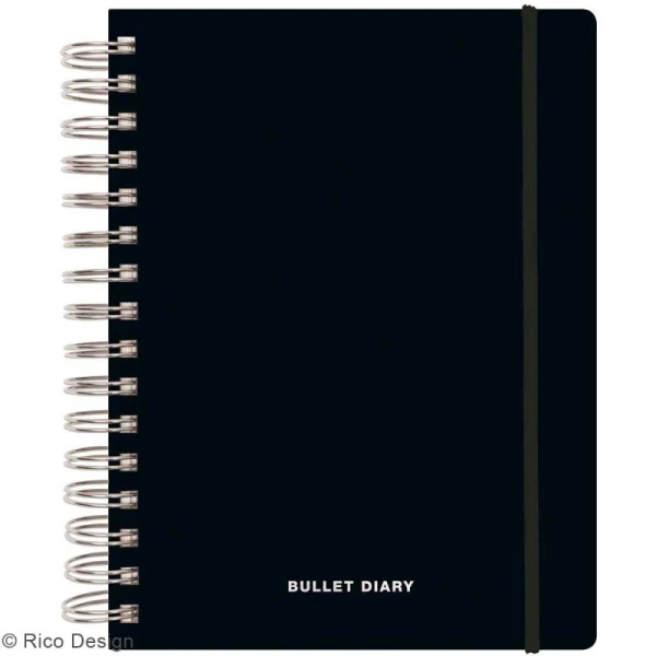 Rico Design Carnet De Poche à Spirale A5 Noir - Couverture Rigide - 17,5 X 21,5 Pages 3 Rico Design Carnet De Poche à Spirale A5 Noir - Couverture Rigide - 17,5 X 21,5 Pages