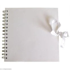 Carnet Scrapbook Artemio 30 X 30 Cm - Blanc - 40 Feuilles