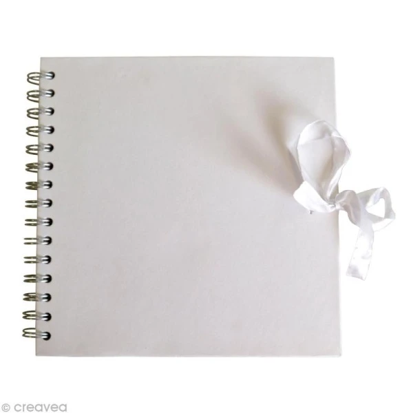 Artemio Carnet Scrapbooking 20 X 20 Cm - Blanc - 40 Feuilles
