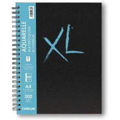 Carnet XL Canson - Aquarelle - A4 - 300 G - 34 Feuilles
