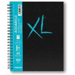 Carnet XL Canson - Aquarelle - A5 - 300 G - 34 Feuilles